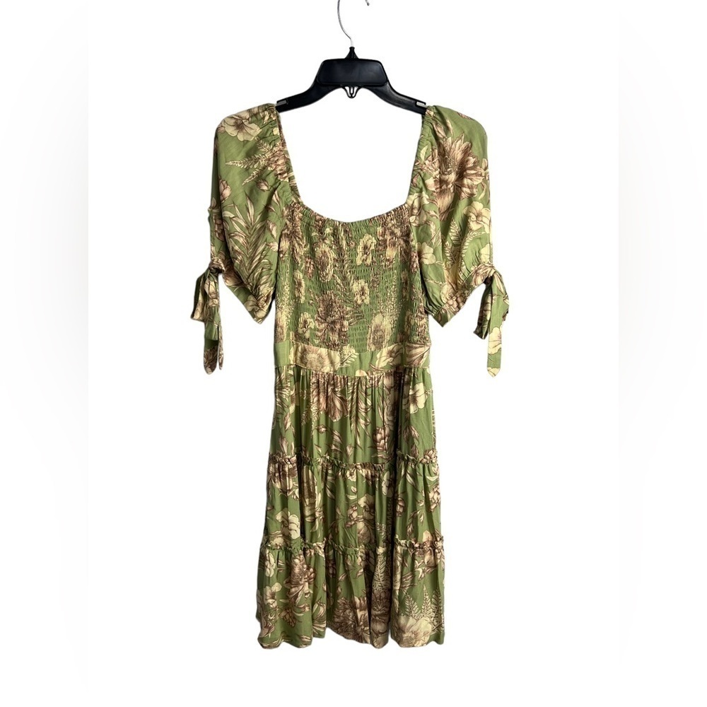 Agua Bendita X Target Green Floral Dress XS NWT - Picture 5 of 11